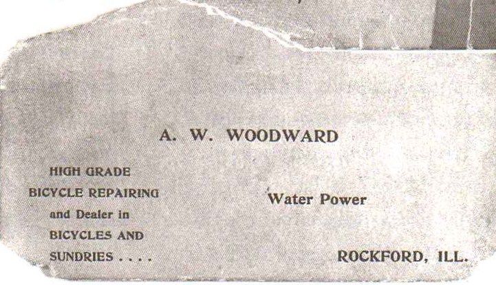 A.W. WOODWARD WATER POWER.